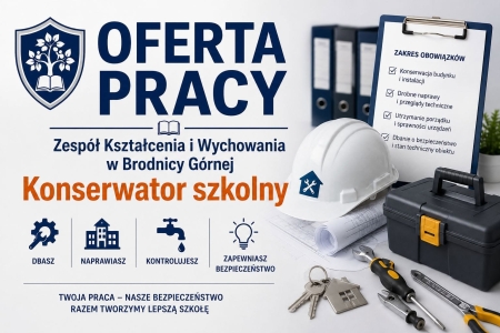 OFERTA PRACY – konserwator szkolny